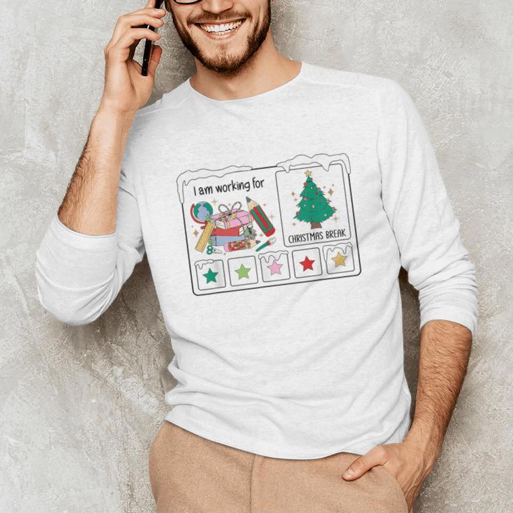 I Am Working For Christmas Break Special Education Teacher Unisex Long Sleeve T-Shirt, funny gift