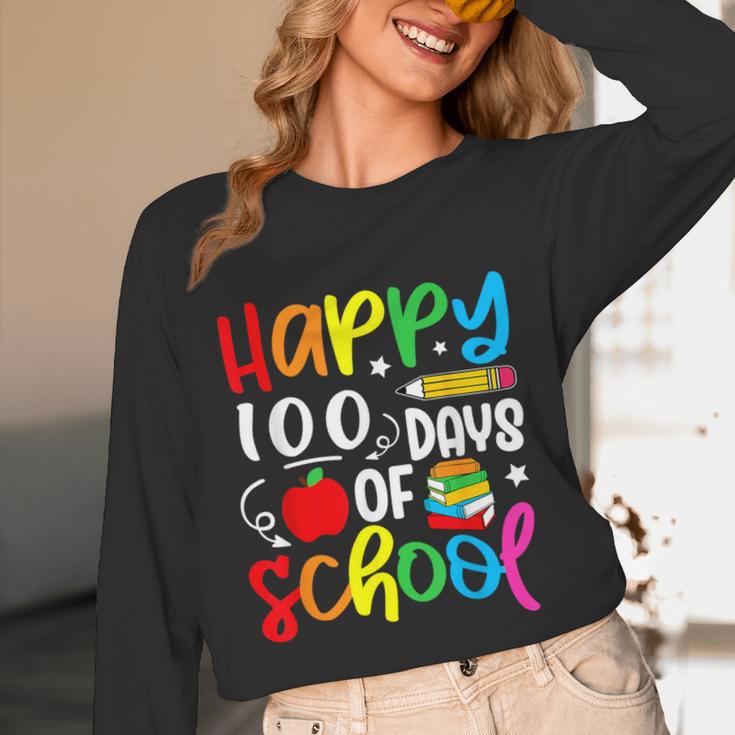 100th Day Of School Teachers Kids Girls Child Happy 100 Days Unisex Long Sleeve T-Shirt, funny design 100th Day Of School Teachers Kids Girls Child Happy 100 Days Unisex Long Sleeve T-Shirt, funny design