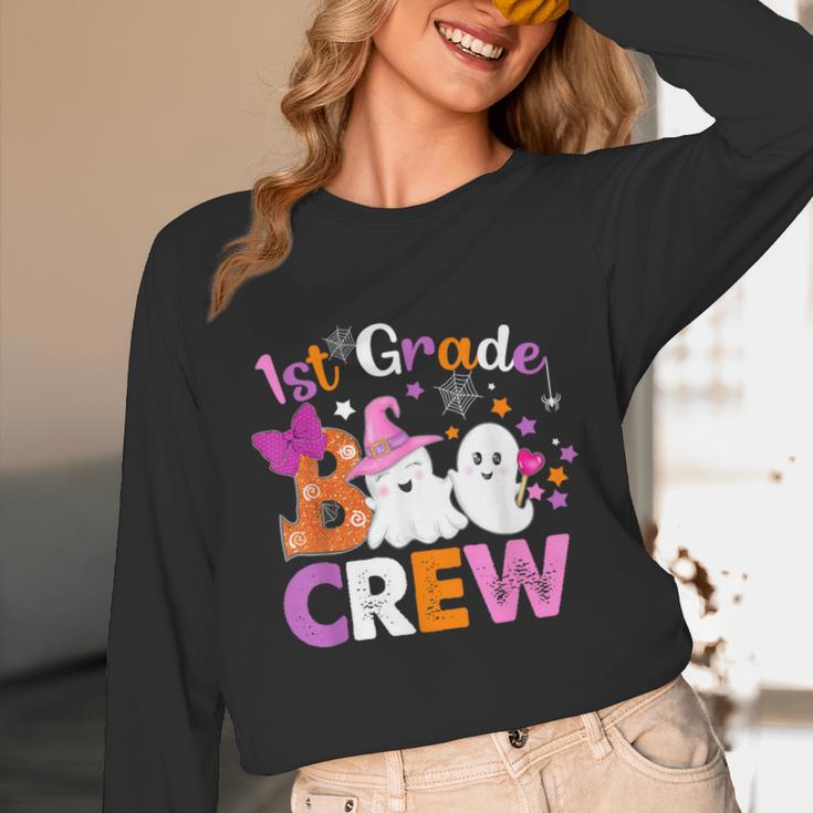 1st Grade Boo Crew First Grade Halloween Costume Teacher Kid Unisex Long Sleeve T-Shirt, funny design 1st Grade Boo Crew First Grade Halloween Costume Teacher Kid Unisex Long Sleeve T-Shirt, funny design