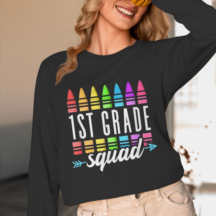 1st Grade Squad Back To School First Grade Teacher Boy Girl Unisex Long Sleeve T-Shirt, funny design 1st Grade Squad Back To School First Grade Teacher Boy Girl Unisex Long Sleeve T-Shirt, funny design