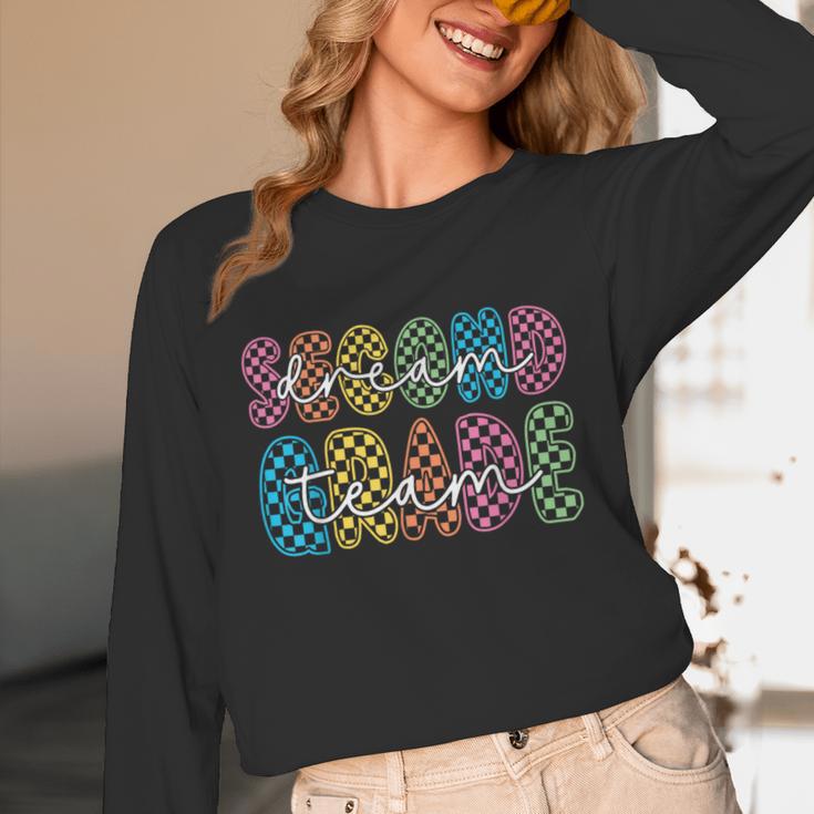 2nd Second Grade Dream Team Teacher First Day Back To School Unisex Long Sleeve T-Shirt, funny design 2nd Second Grade Dream Team Teacher First Day Back To School Unisex Long Sleeve T-Shirt, funny design