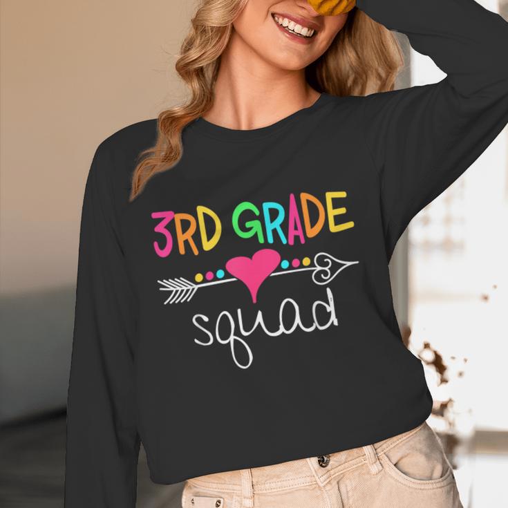 3rd Grade Squad Third Teacher Student Team Back To School Unisex Long Sleeve T-Shirt, funny design 3rd Grade Squad Third Teacher Student Team Back To School Unisex Long Sleeve T-Shirt, funny design