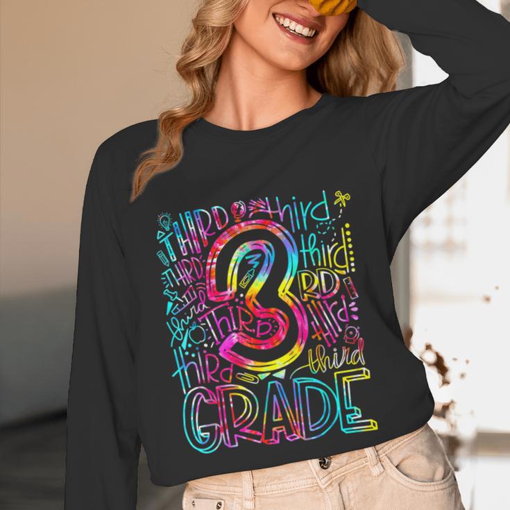 3rd Grade Typography Team Third Grade Teacher Back To School Unisex Long Sleeve T-Shirt, funny design 3rd Grade Typography Team Third Grade Teacher Back To School Unisex Long Sleeve T-Shirt, funny design