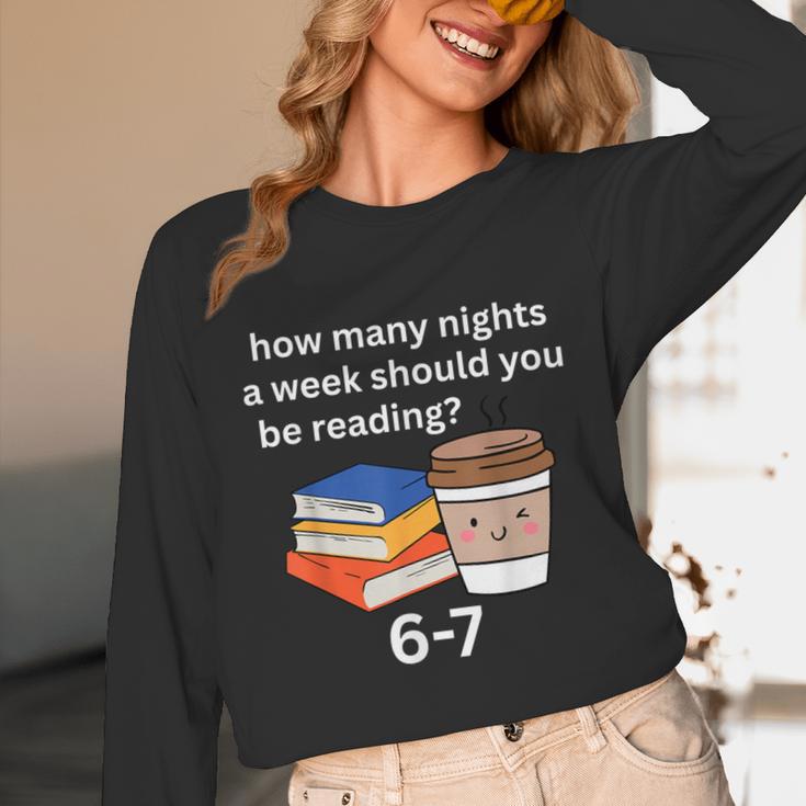 67 Meme English Teacher Reading Book Lover Humor Unisex Long Sleeve T-Shirt, funny design