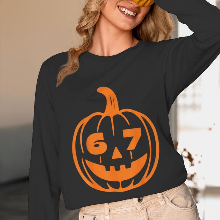 67 Six Seven Halloween Costume For Students Teachers Unisex Long Sleeve T-Shirt, funny design