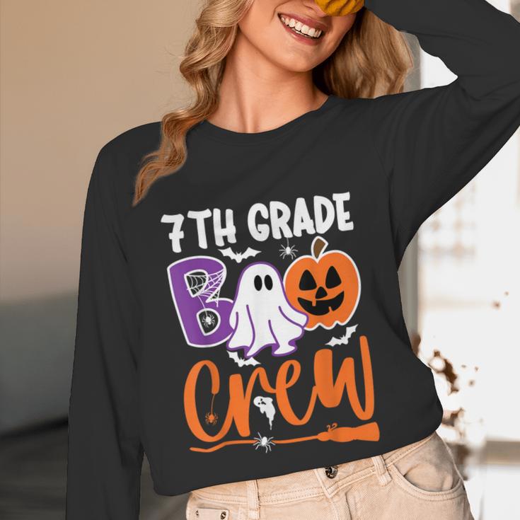 7th Grade Boo Crew Teacher Student Halloween Costume Unisex Long Sleeve T-Shirt, funny design