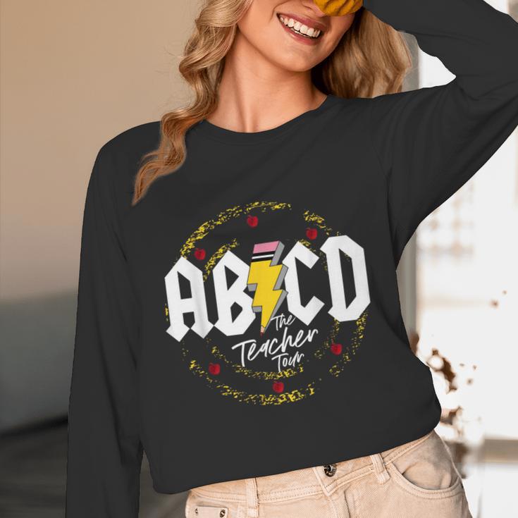 ABCD The Teacher Tour Last Day Of School Rockin' Teacher Unisex Long Sleeve T-Shirt, funny design ABCD The Teacher Tour Last Day Of School Rockin' Teacher Unisex Long Sleeve T-Shirt, funny design
