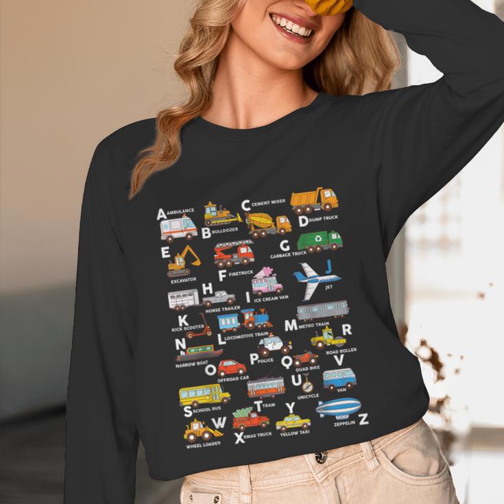 Alphabet Vehicles ABCs Learning Teachers Kids Boys Girls Unisex Long Sleeve T-Shirt, funny design Alphabet Vehicles ABCs Learning Teachers Kids Boys Girls Unisex Long Sleeve T-Shirt, funny design