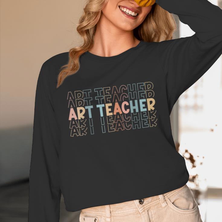 Art Teacher Artist Teacher School Teaching Future Artists Unisex Long Sleeve T-Shirt, funny design