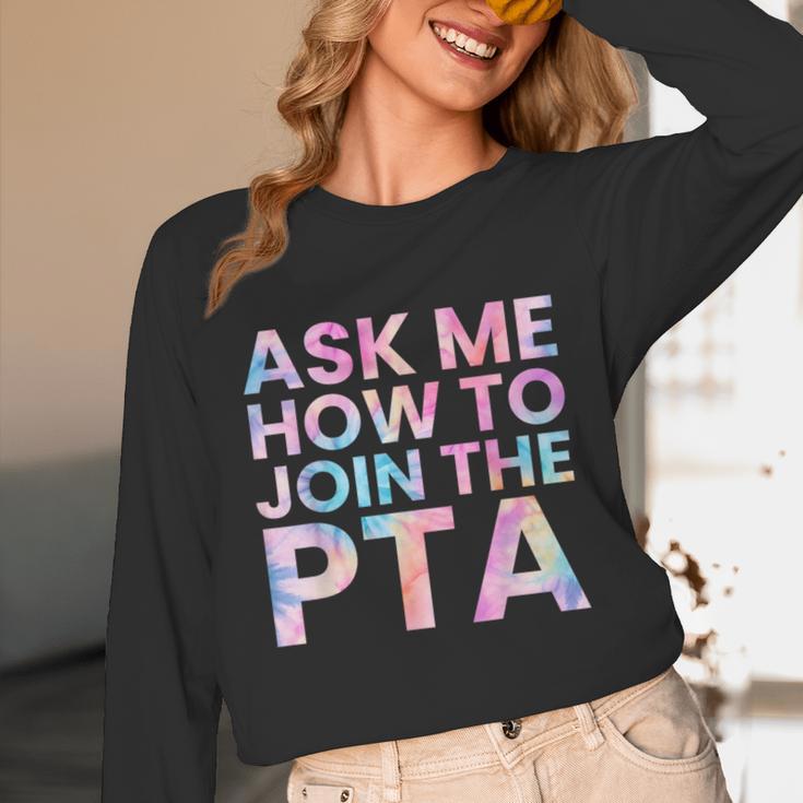 Ask Me How To Join PTA Crew Parent Teacher Matching School Unisex Long Sleeve T-Shirt, funny design Ask Me How To Join PTA Crew Parent Teacher Matching School Unisex Long Sleeve T-Shirt, funny design