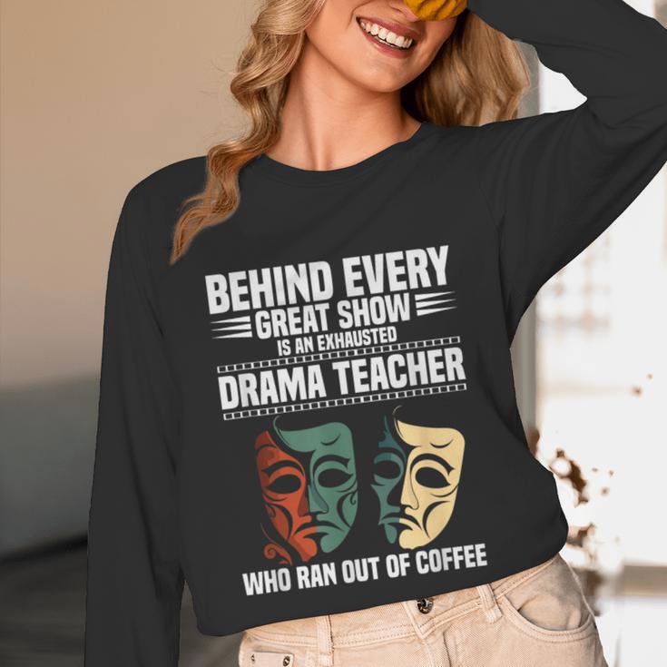 Theatre Teacher Drama Lover Theatre Mask Drama Teacher Unisex Long Sleeve T-Shirt, funny design Theatre Teacher Drama Lover Theatre Mask Drama Teacher Unisex Long Sleeve T-Shirt, funny design