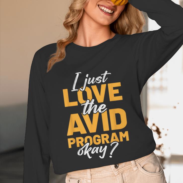 AVID Team Appreciation Essentials AVID Program Teacher Unisex Long Sleeve T-Shirt, funny design