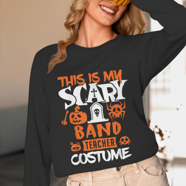 Band Teacher Halloween Shirt Costume School Marching Band For Men Women Unisex Long Sleeve T-Shirt, funny design
