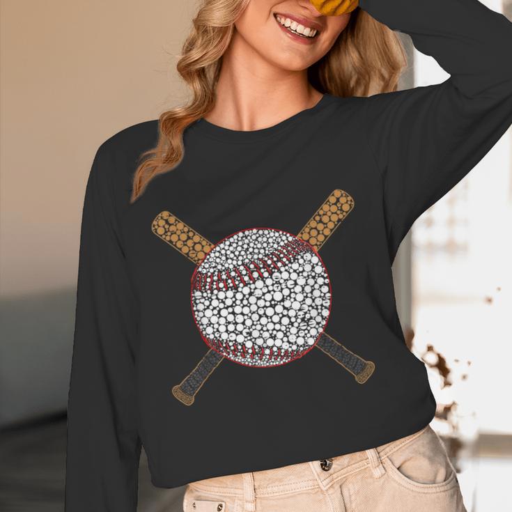Baseball Happy Dot Day Shirts For Kids Men Women Teacher Unisex Long Sleeve T-Shirt, funny design