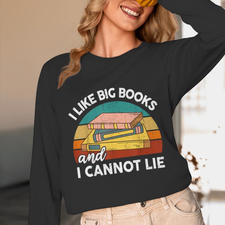 I Like Big Book Cant Lie Nerd School Librarian Teacher For Men Women Kids Unisex Long Sleeve T-Shirt, funny design I Like Big Book Cant Lie Nerd School Librarian Teacher For Men Women Kids Unisex Long Sleeve T-Shirt, funny design