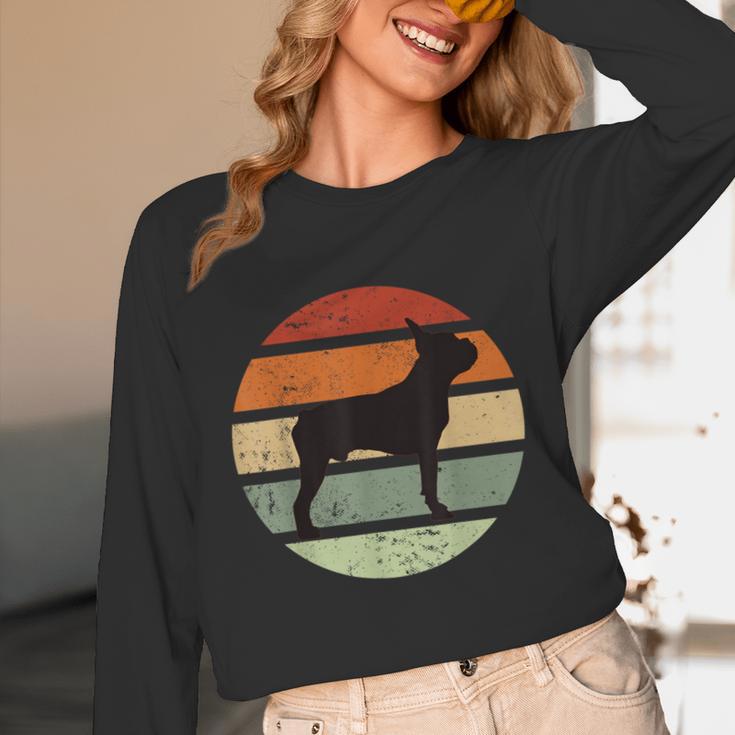 Boston Terrier Boston-Bulldog Unisex Long Sleeve T-Shirt, funny design