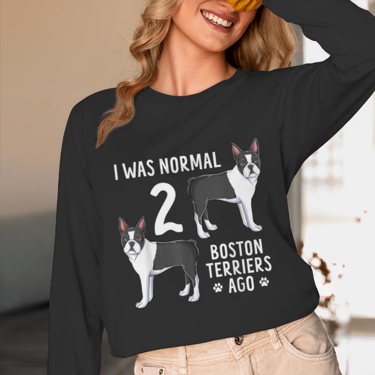 Boston Terrier Humor Bostie Dog Lover For Men Women Kids Unisex Long Sleeve T-Shirt, funny design