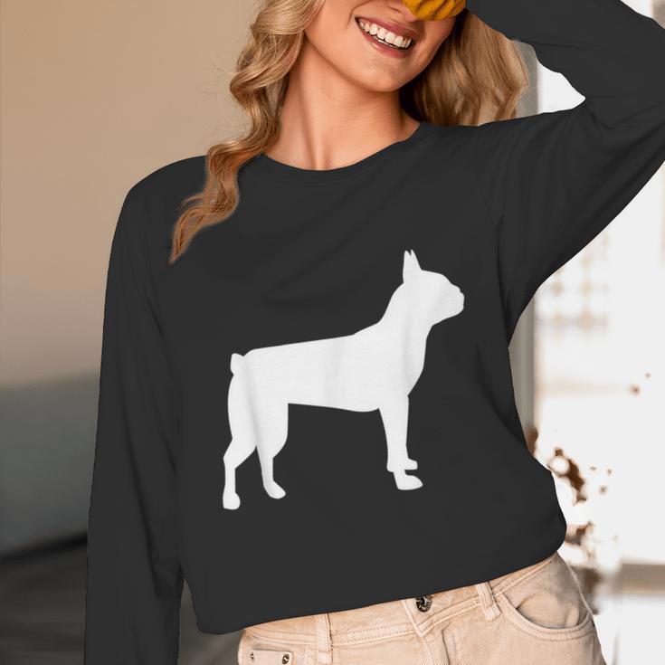Boston Terrier Unisex Long Sleeve T-Shirt, funny design