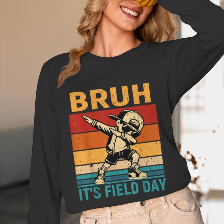 Bruh It's Field Day Teacher Happy Field Day Dabbing Boy Unisex Long Sleeve T-Shirt, funny design Bruh It's Field Day Teacher Happy Field Day Dabbing Boy Unisex Long Sleeve T-Shirt, funny design