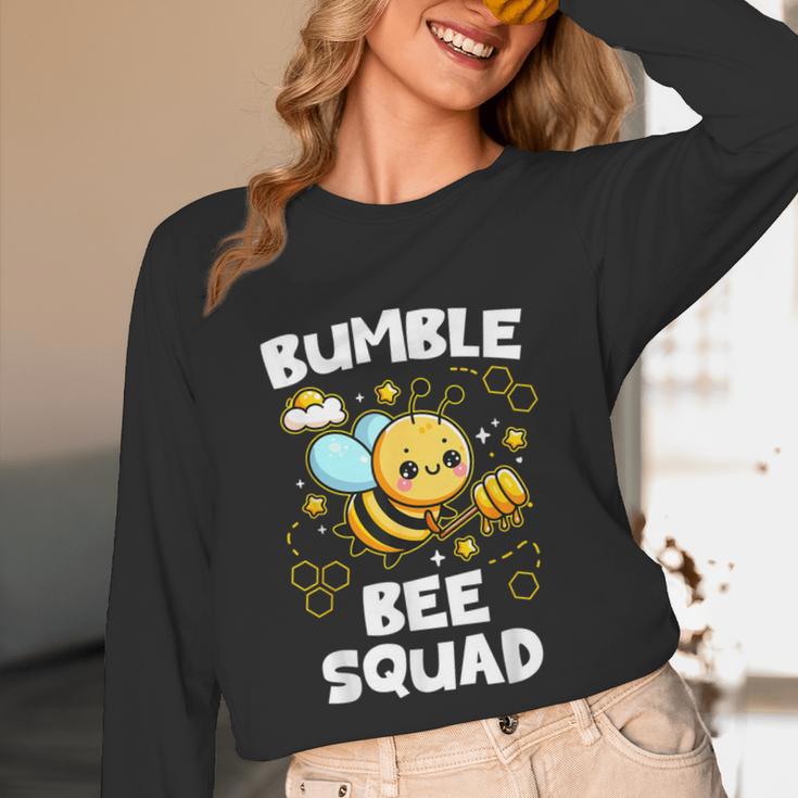 Bumble Bee Squad Honey Bumblebee Teacher Team Group Unisex Long Sleeve T-Shirt, funny design