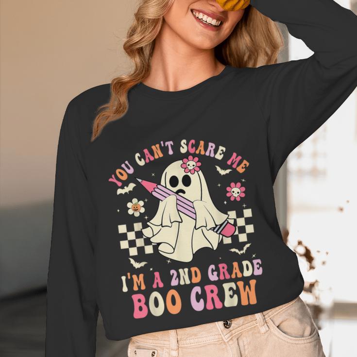You Can't Scare Me Im A 2nd-Grade Boo Crew Teacher Halloween Unisex Long Sleeve T-Shirt, funny design You Can't Scare Me Im A 2nd-Grade Boo Crew Teacher Halloween Unisex Long Sleeve T-Shirt, funny design