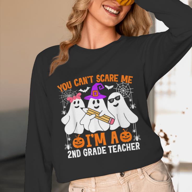 You Can't Scare Me I'm A 2nd Grade Teacher Halloween Unisex Long Sleeve T-Shirt, funny design You Can't Scare Me I'm A 2nd Grade Teacher Halloween Unisex Long Sleeve T-Shirt, funny design