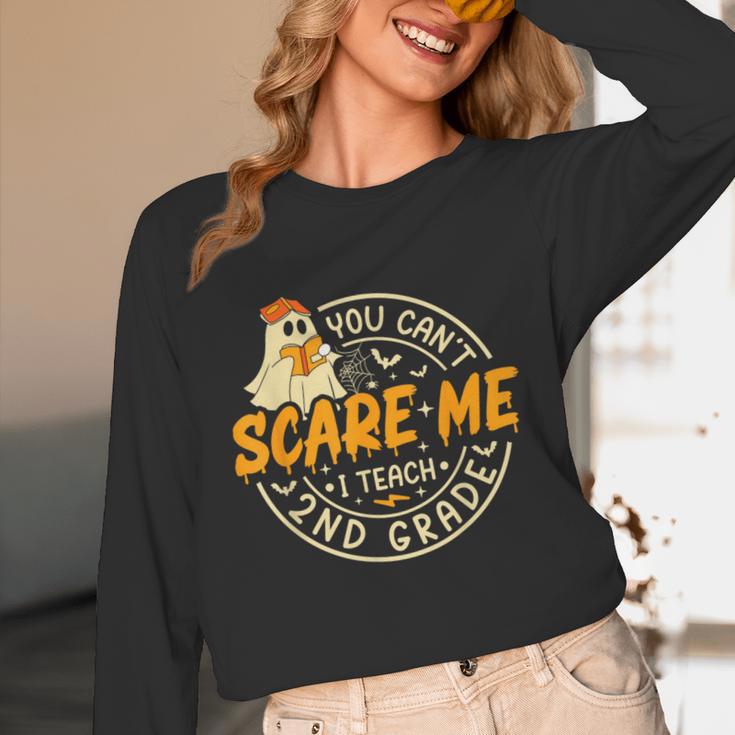 You Can't Scare Me I Teach 2nd Grade Teacher Halloween Ghost Unisex Long Sleeve T-Shirt, funny design You Can't Scare Me I Teach 2nd Grade Teacher Halloween Ghost Unisex Long Sleeve T-Shirt, funny design