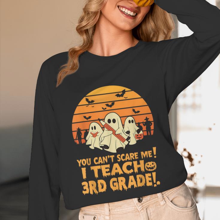 You Can't Scare Me I Teach 3rd Grade Teacher Halloween Men Women Kids Unisex Long Sleeve T-Shirt, funny design You Can't Scare Me I Teach 3rd Grade Teacher Halloween Men Women Kids Unisex Long Sleeve T-Shirt, funny design