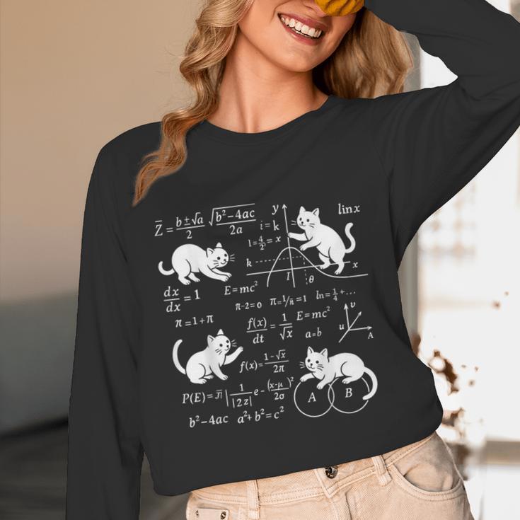 Cats And Math Lover Cat Lover Science Teacher Student Unisex Long Sleeve T-Shirt, funny design Cats And Math Lover Cat Lover Science Teacher Student Unisex Long Sleeve T-Shirt, funny design