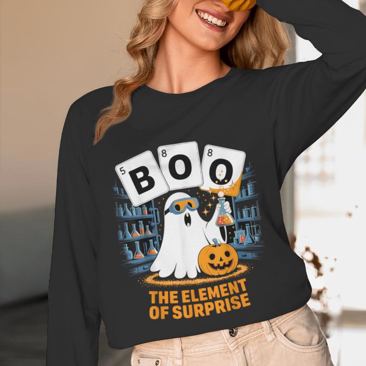 Chemistry Boo Ghost Element Of Surprise Science Teacher Tee Unisex Long Sleeve T-Shirt, funny design Chemistry Boo Ghost Element Of Surprise Science Teacher Tee Unisex Long Sleeve T-Shirt, funny design