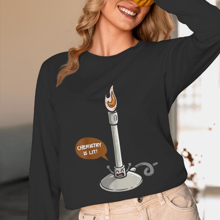 Chemistry Burner Science Lover Biology Chemistry Teacher Unisex Long Sleeve T-Shirt, funny design
