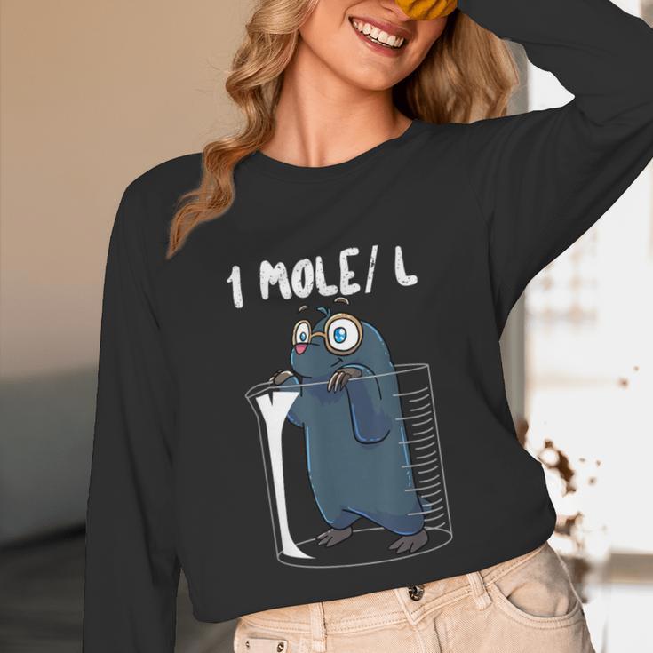 Chemistry Chemist Student Science Teacher Mole Unisex Long Sleeve T-Shirt, funny design