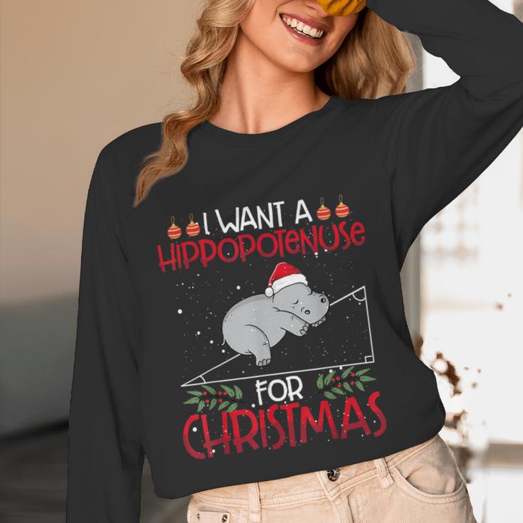Christmas Math Teacher Hypotenuse Math Hippotenuse Men Women Unisex Long Sleeve T-Shirt, funny design Christmas Math Teacher Hypotenuse Math Hippotenuse Men Women Unisex Long Sleeve T-Shirt, funny design
