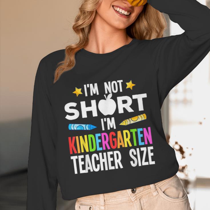 Cool Kindergarten Teacher Art For Men Women Preschool Kinder Unisex Long Sleeve T-Shirt, funny design