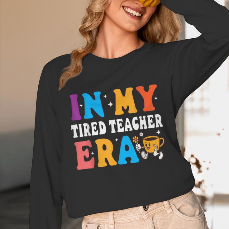 Cute Coffee Glass Face Happy Day In My Tired Teacher ERA For Men Women Unisex Long Sleeve T-Shirt, funny design Cute Coffee Glass Face Happy Day In My Tired Teacher ERA For Men Women Unisex Long Sleeve T-Shirt, funny design