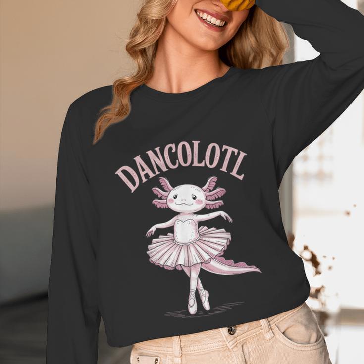 Dancolotl Ballerina Axolotl Ballet Dance Teacher Unisex Long Sleeve T-Shirt, funny design Dancolotl Ballerina Axolotl Ballet Dance Teacher Unisex Long Sleeve T-Shirt, funny design