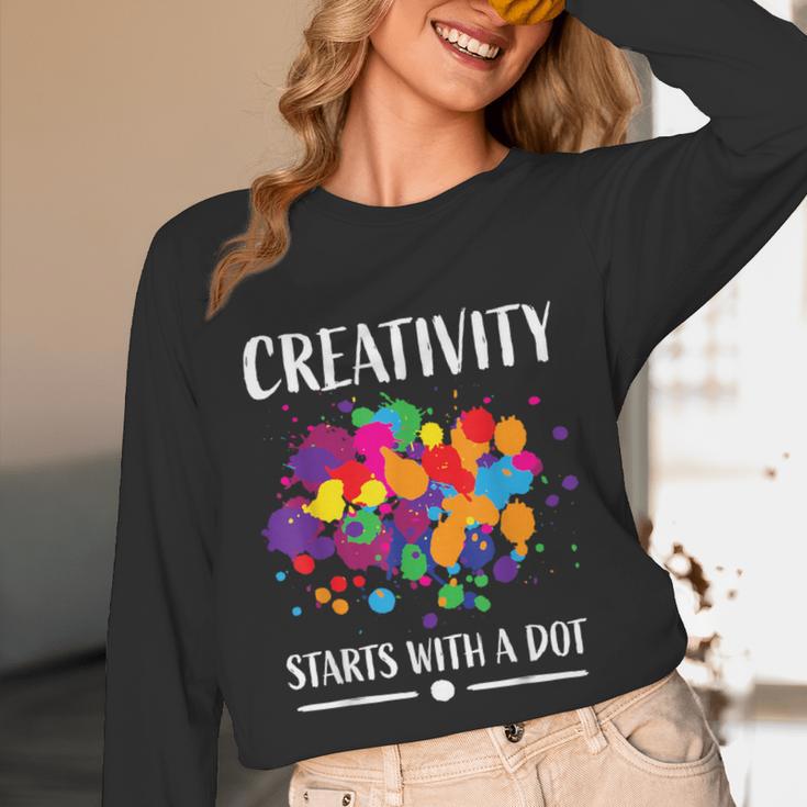 Dot Day Shirt Women Men Kids Girls Boys Teacher 2024 Dot Day Unisex Long Sleeve T-Shirt, funny design Dot Day Shirt Women Men Kids Girls Boys Teacher 2024 Dot Day Unisex Long Sleeve T-Shirt, funny design