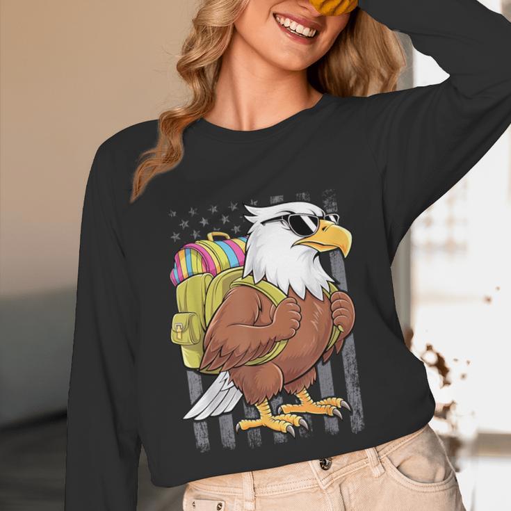 Eagle First Day Of School Teacher Back To School Eagle Unisex Long Sleeve T-Shirt, funny design Eagle First Day Of School Teacher Back To School Eagle Unisex Long Sleeve T-Shirt, funny design