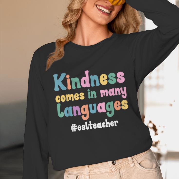 ESL Teacher English As A Second Language Teacher Unisex Long Sleeve T-Shirt, funny design ESL Teacher English As A Second Language Teacher Unisex Long Sleeve T-Shirt, funny design