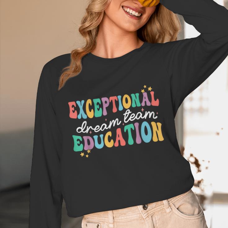 Exceptional Education Dream Team SPED ESE Teacher Autism Unisex Long Sleeve T-Shirt, funny design Exceptional Education Dream Team SPED ESE Teacher Autism Unisex Long Sleeve T-Shirt, funny design