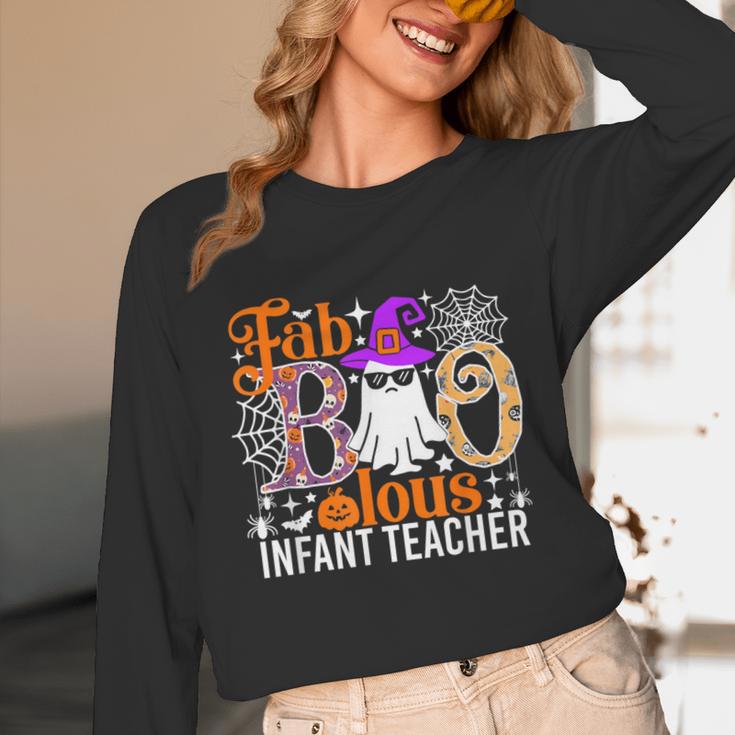 Fab Boo Lous Infant Teacher Halloween Costume Unisex Long Sleeve T-Shirt, funny design