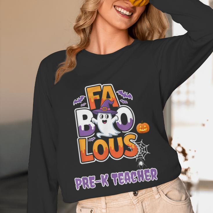 Fabulous Pre-K Teacher Halloween Costume Classroom Outfit Unisex Long Sleeve T-Shirt, funny design Fabulous Pre-K Teacher Halloween Costume Classroom Outfit Unisex Long Sleeve T-Shirt, funny design