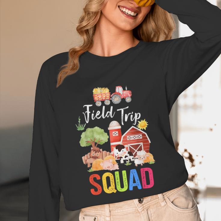 Farm Trip Field Trip Squad Farm Visit Teachers Students Unisex Long Sleeve T-Shirt, funny design Farm Trip Field Trip Squad Farm Visit Teachers Students Unisex Long Sleeve T-Shirt, funny design