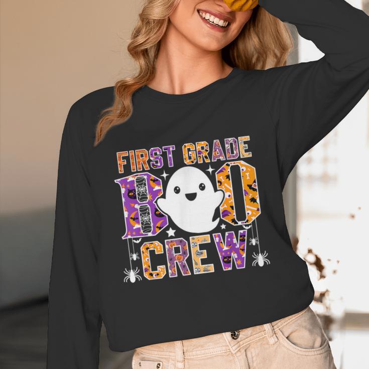 First Grade Boo Crew Teacher Student Halloween Costume Unisex Long Sleeve T-Shirt, funny design First Grade Boo Crew Teacher Student Halloween Costume Unisex Long Sleeve T-Shirt, funny design