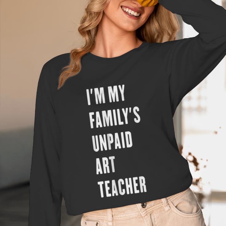 Funny Art Teacher Unisex Long Sleeve T-Shirt, funny design Funny Art Teacher Unisex Long Sleeve T-Shirt, funny design