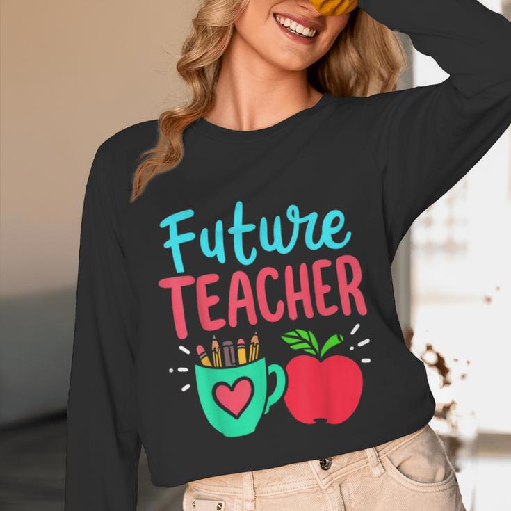 Future Teacher Education Student Unisex Long Sleeve T-Shirt, funny design
