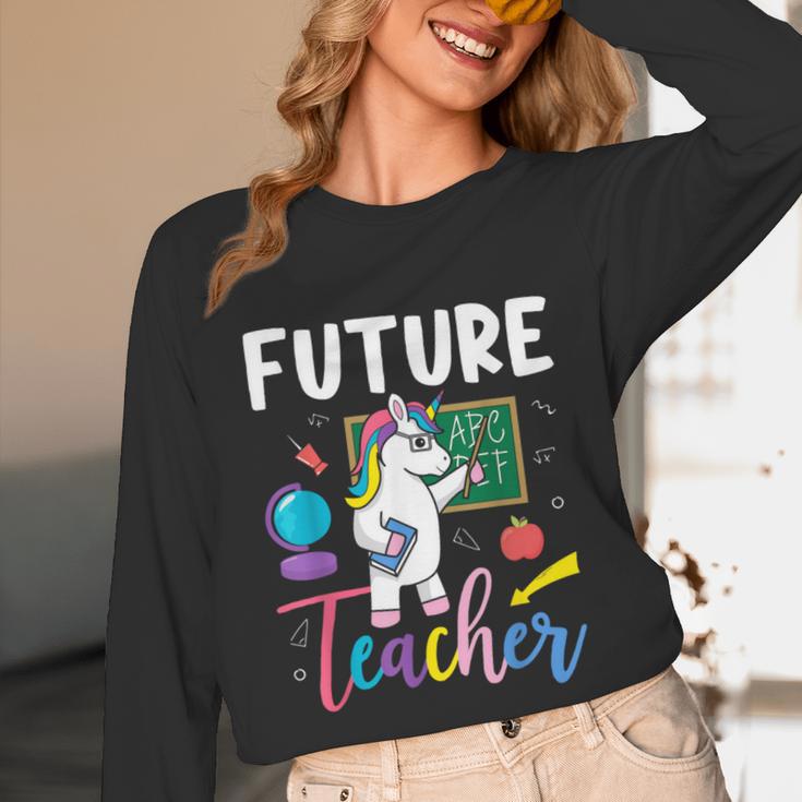 Future Teacher School Teacher Female Unisex Long Sleeve T-Shirt, funny design Future Teacher School Teacher Female Unisex Long Sleeve T-Shirt, funny design