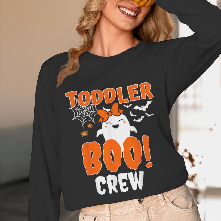 Girl Toddler Boo Crew Daycare Teacher Halloween Party Unisex Long Sleeve T-Shirt, funny design