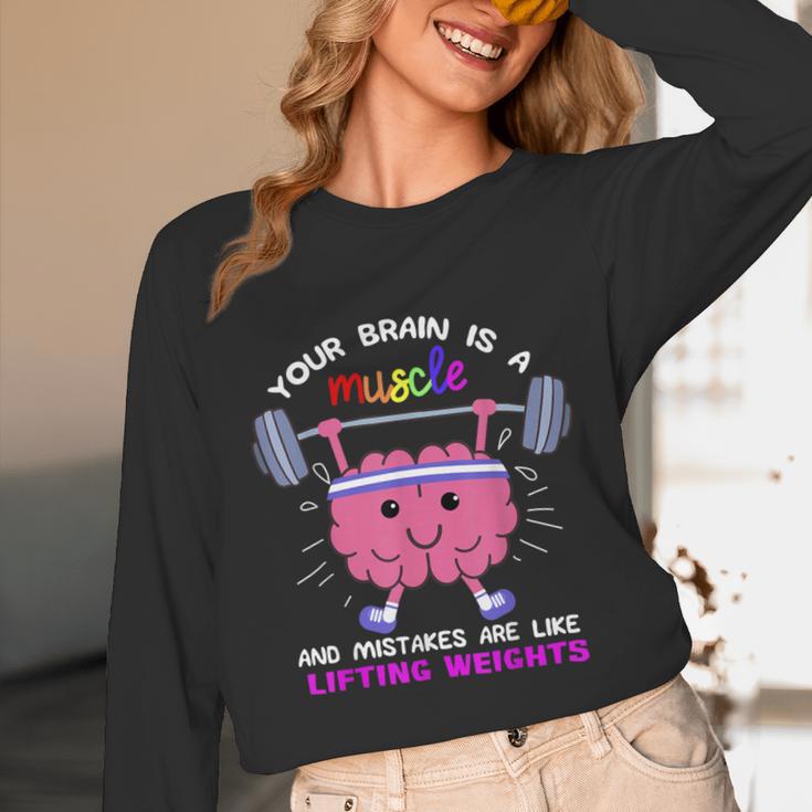 Growth Mindset Teacher Shirt Inspirational Shirts Unisex Long Sleeve T-Shirt, funny design