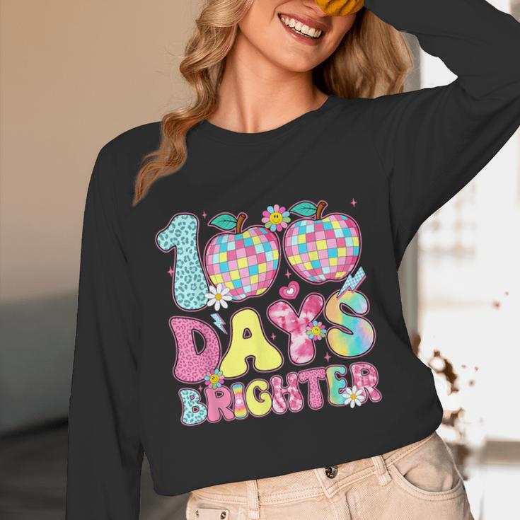 Happy 100th Day Of School 100 Days Brighter Teachers Kids Unisex Long Sleeve T-Shirt, funny design Happy 100th Day Of School 100 Days Brighter Teachers Kids Unisex Long Sleeve T-Shirt, funny design
